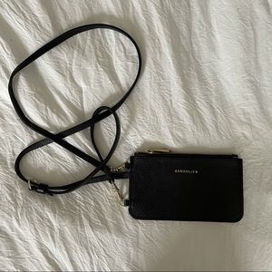 Bandolier wallet with strap